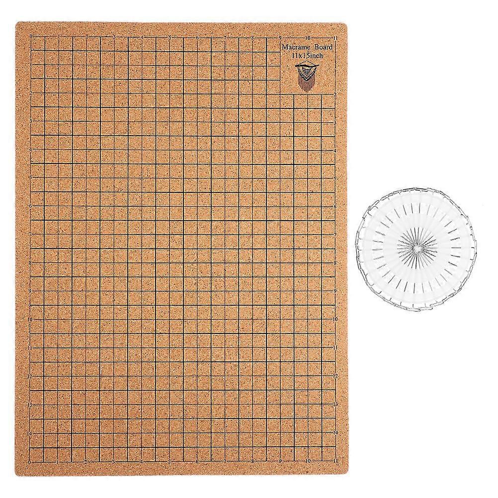 Macrame Grid Board with 30 T Pins for Weaving Use Assorted Color