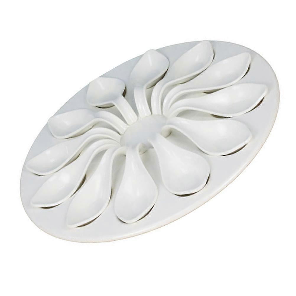 Plate for Meatballs Storage Plate 1Set Kitchen Tableware White