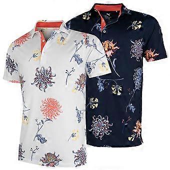 Koszulka polo golfowa męska Puma Golf Mattr Dahlia Moisture Wicking Stretch