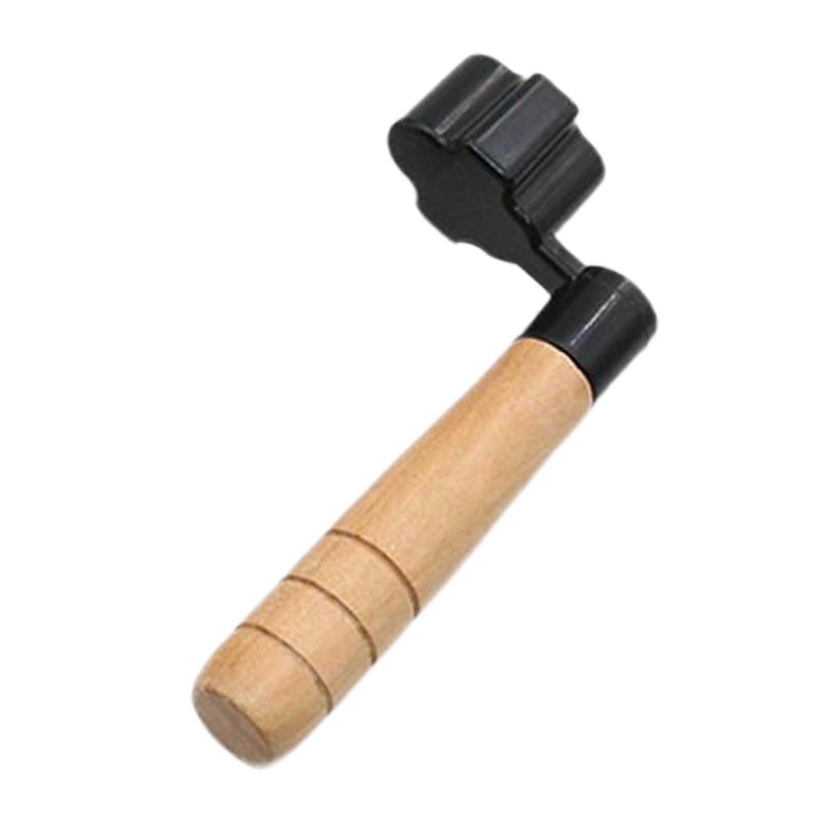 Guitar String Winder Tool with Ergonomic Grip and Bridge Pin Puller for String Changing Kit Black