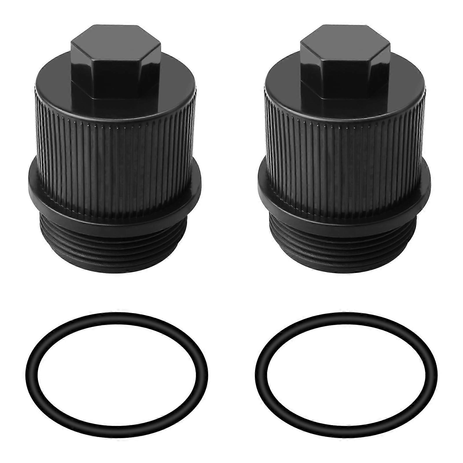 Pool Filter Drain Plug 190030 Cap Replacement 2 Pack for Pentair Clean and Clear Plus Spa