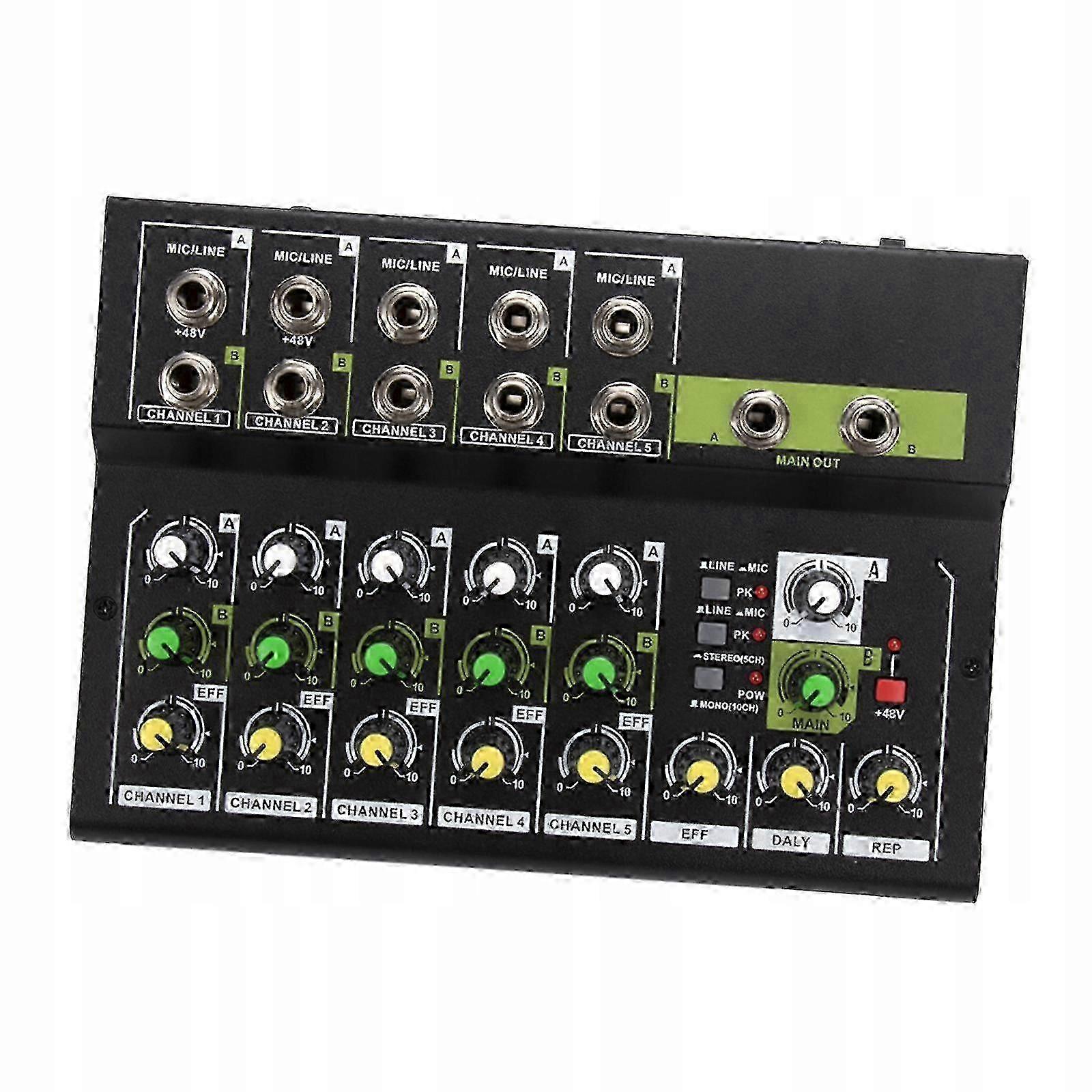 Studio Audio Mixer, Sound Mixing Console, 10