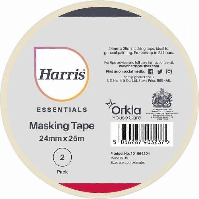 Harris Essentials 24mm Masking Tape (Pack de 2)