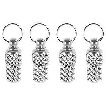 4pcs Openable Pet ID Tags Dog Tags Cat Tags Stainless Steel Pets Tags Pet Hanging Name Tag Charm