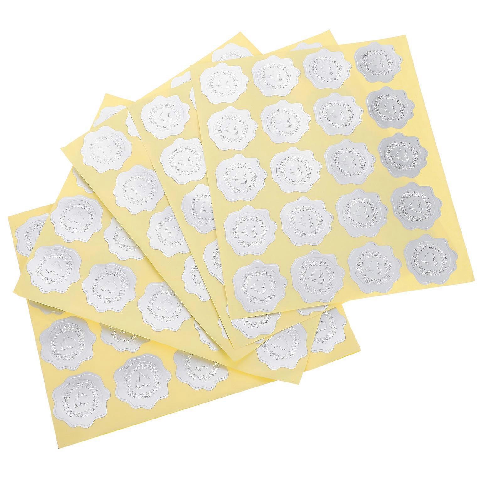 Decorative Envelope Seals Seal Stickers for Multi-Function Use 10 Sheets