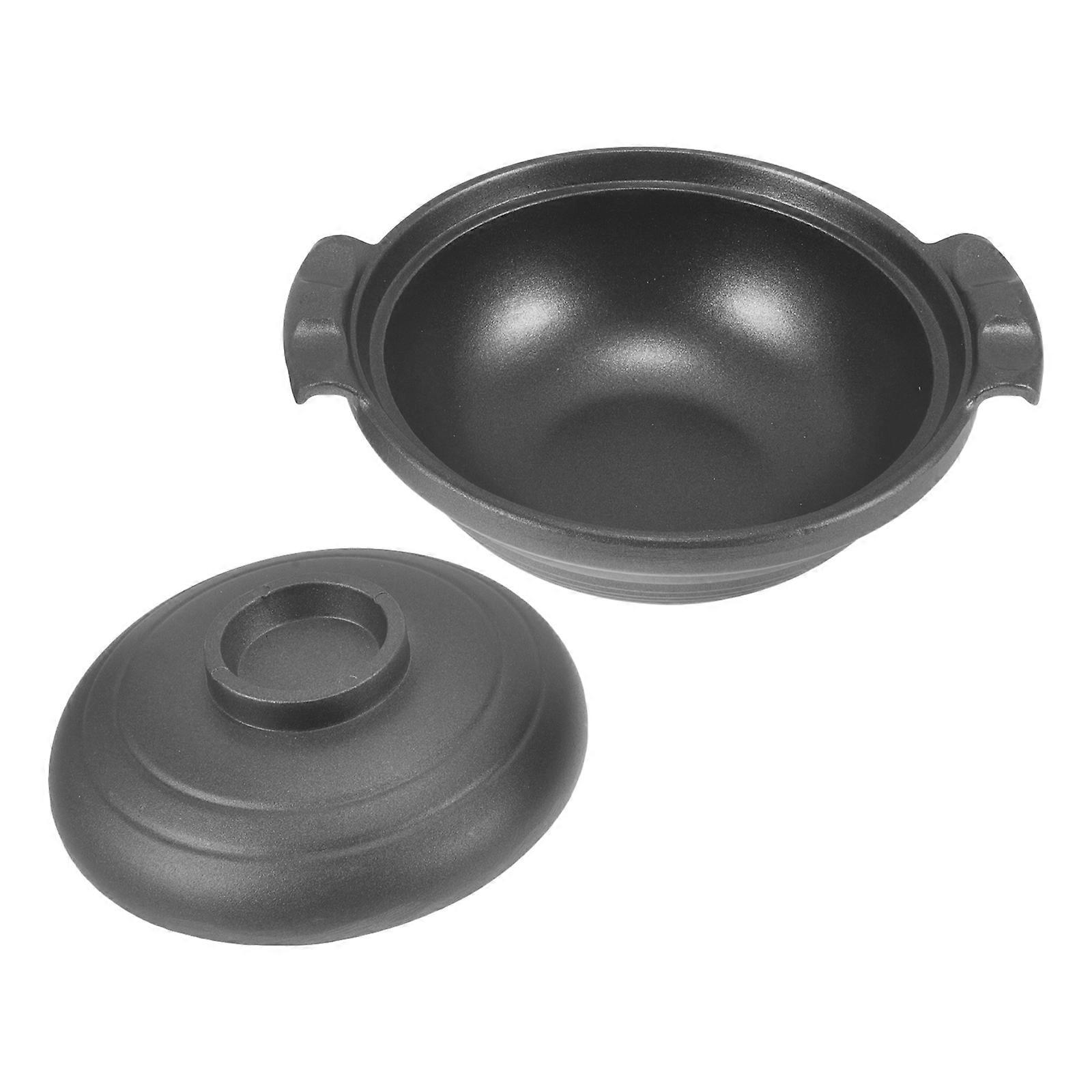 Ceramic Casserole Pot for Stewing with Double Handles Kitchen Cookware