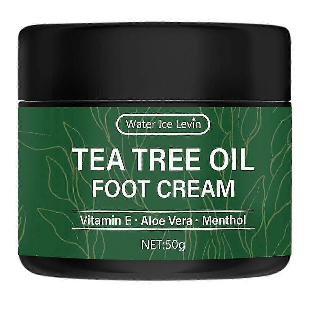Nuova crema per i piedi all'olio di tea tree per piedi secchi e screpolati - Calli, piedi secchi e screpolati, mani, talloni, gomiti, unghie e ginocchia - Ammorbidisce e idrata la pelle