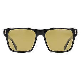 Okulary przeciwsłoneczne Tom Ford FT1205 CALDER Polarized 01H Full Rim Men Square UV2 Polarized Original