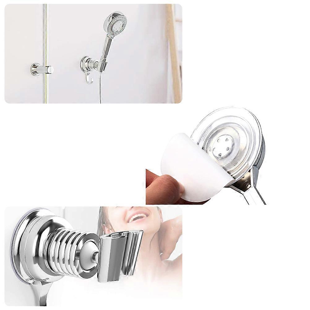 Shower Holder Adjustable Bracket for Shower Head Use 1Pcs Silver