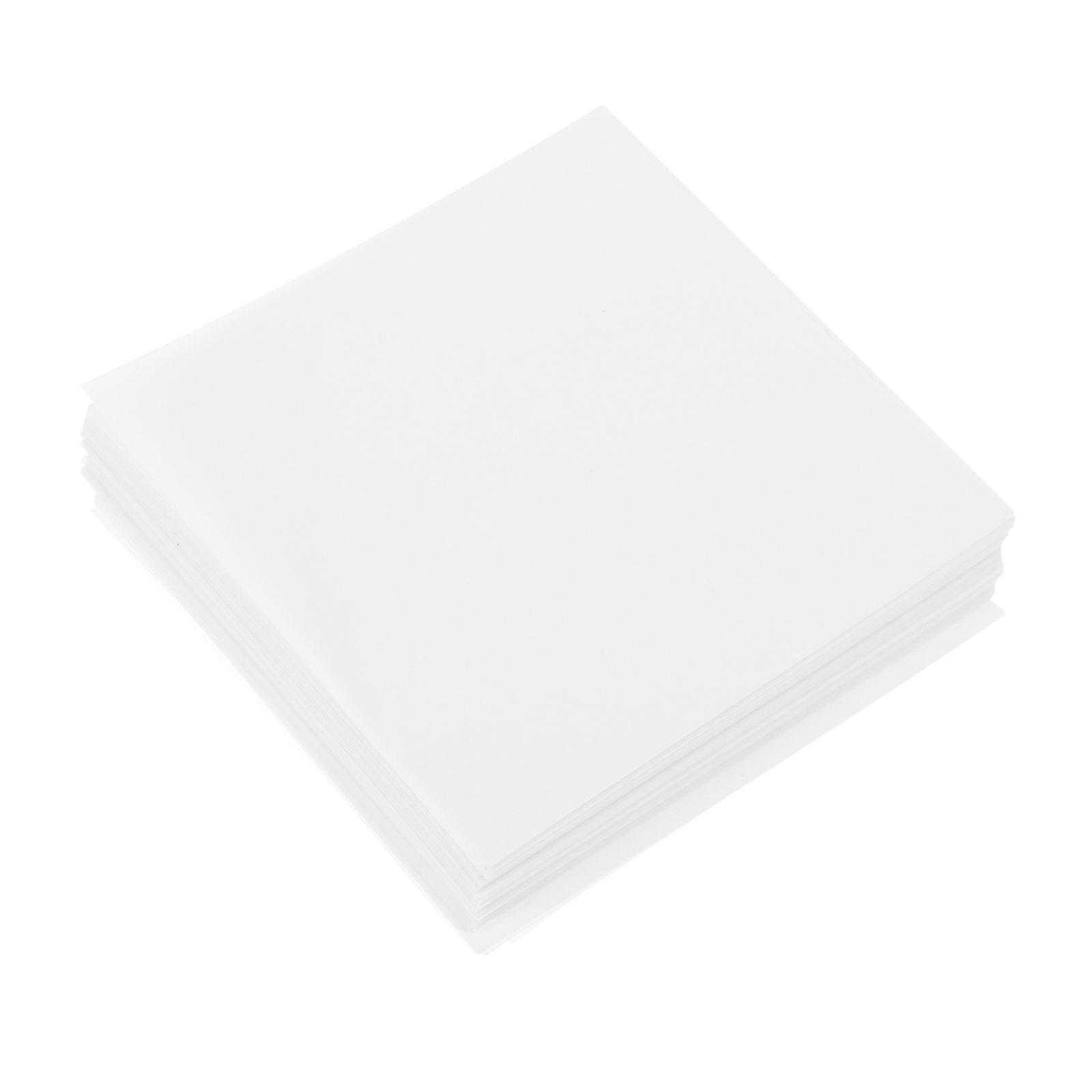 500 Sheets Laboratory Weighing Paper Square Paper Sheets for Samples Transfer