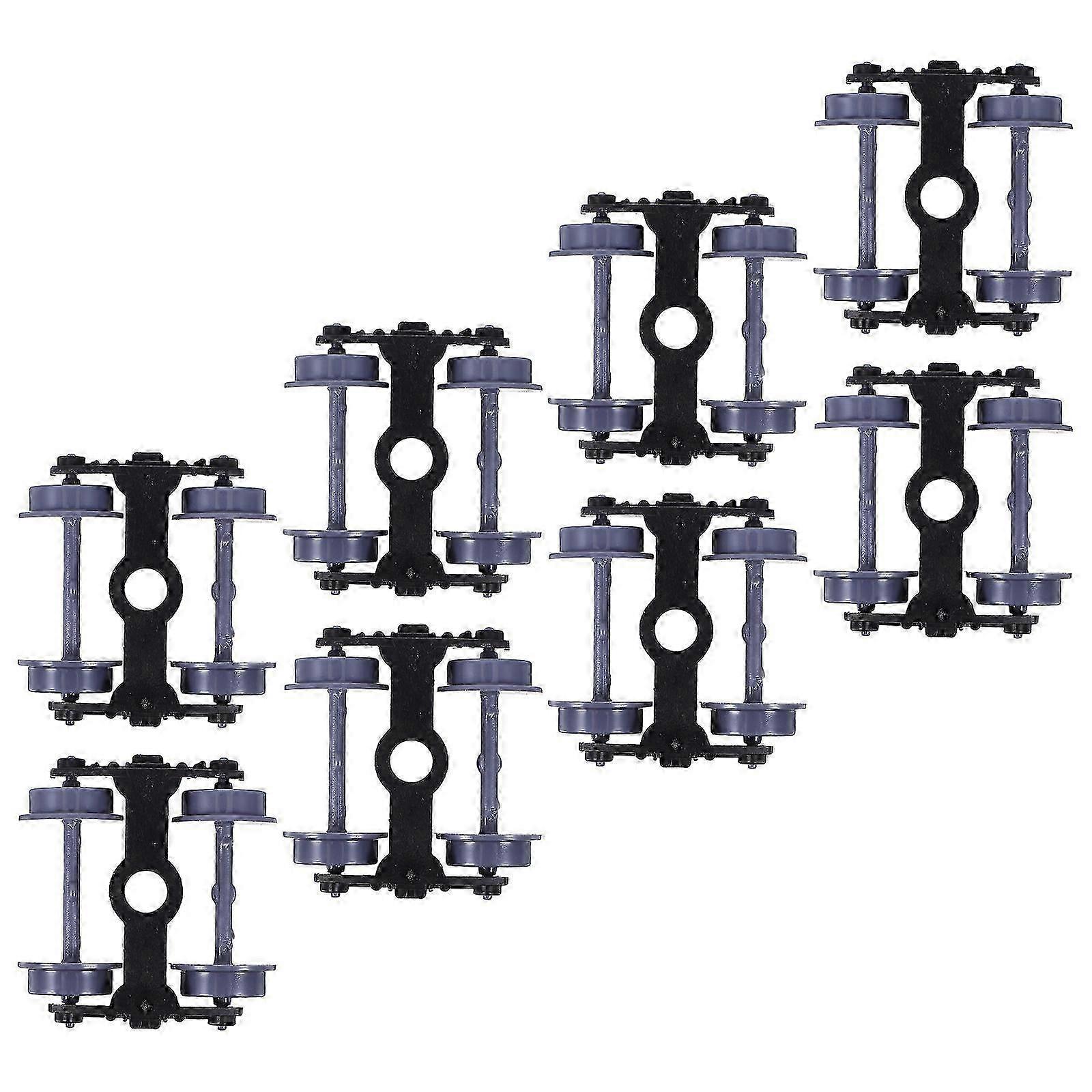 Model Train Wheels Plastic Replacement for Toy Truck 24Pcs Pack