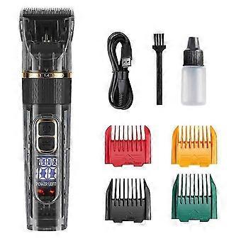 Professional Pet Micro Trimmer with LED Light Quiet Rechargeable Paw Shaver for Dogs Cats Hair Trimmer