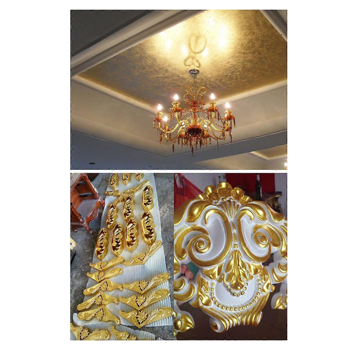 Imitation Gold Leaf for Frames and Crafts Decoration 100 Sheets