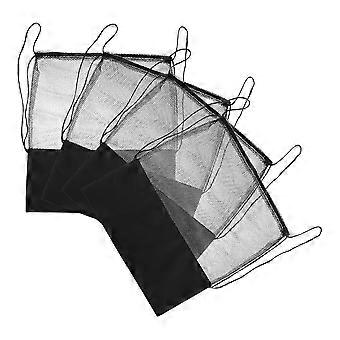 4pcs Mesh Drawstring Backpacks: Single Ball Bags For Soccer Basketball Volleyball Football Multi Function Sports Equipment Bags