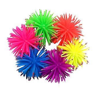 6Pcs Ornements d’aquarium artificiels Simulation Ornements de corail Caoutchouc Élastique Oursins Aquarium Decoraion