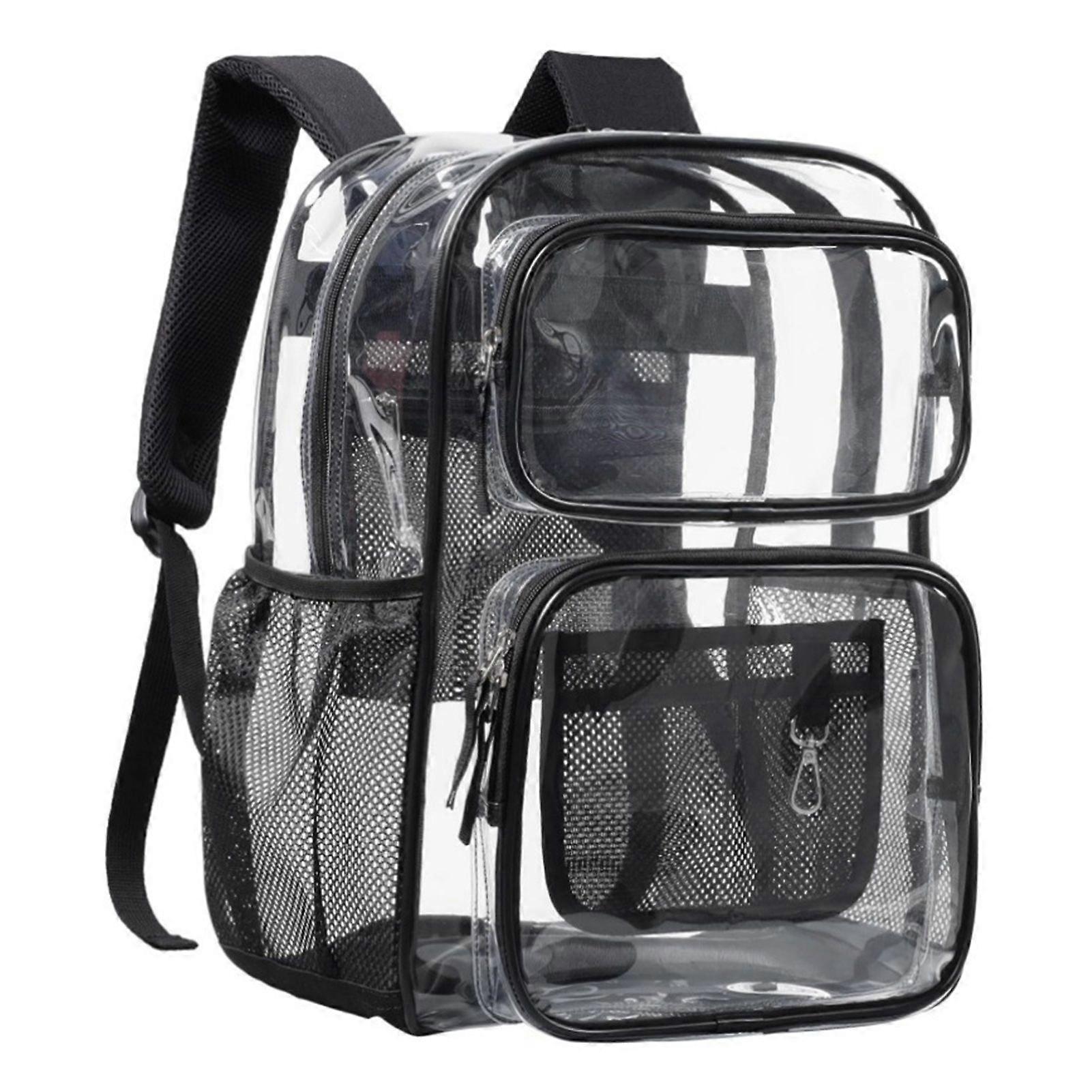Large Transparent Backpack Waterproof and Easy to Clean Correctional facility work
