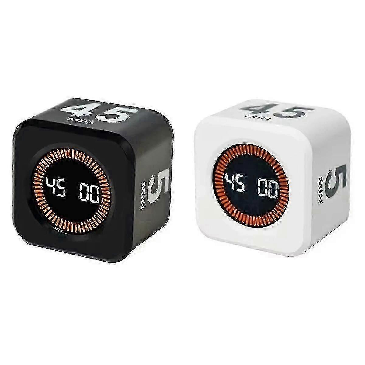 SZW-Timer Cube Timer Visual LED Display Time Kids Time Management Kitchen Countdown Timer