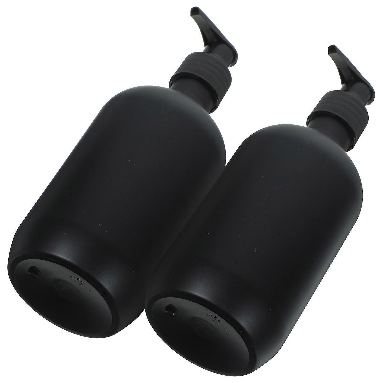 2Pcs Empty Press Pump Bottles Plastic Hand Soap Dispenser Dish Soap Refillable Bottle