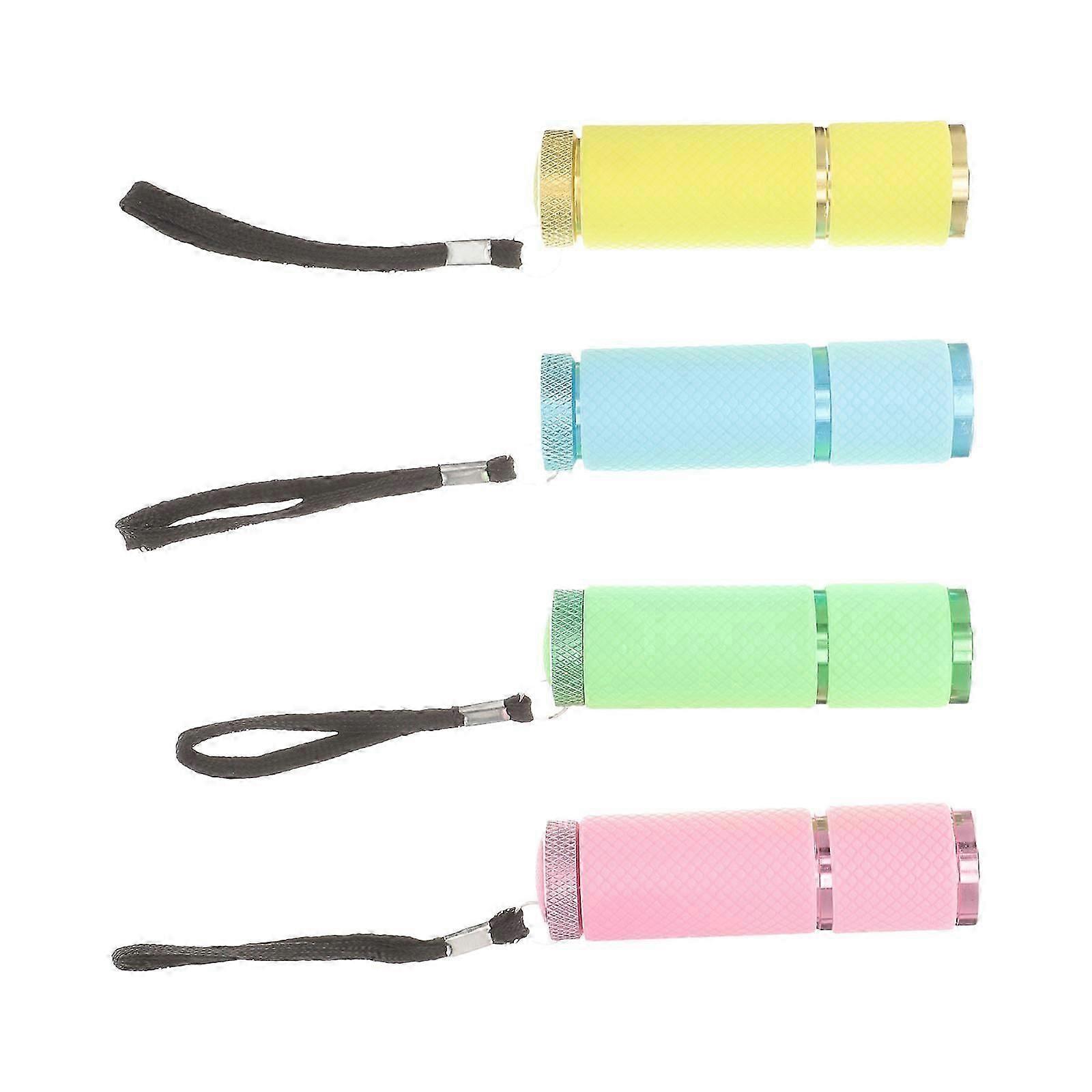 Portable Flashlight Multipurpose Flashlights for Outdoor Camping 4Pcs