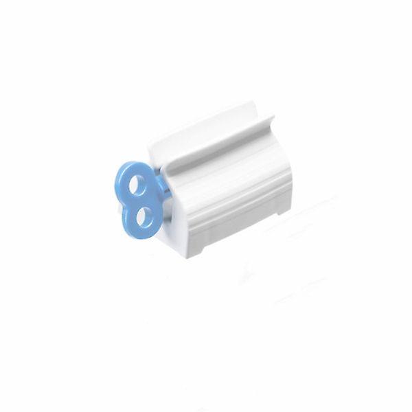 New Rolling Tube Toothpaste Squeezer Toothpaste Holder Rotating Bathroom Toothpaste Dispenser Toothpaste Squeezer-Blue