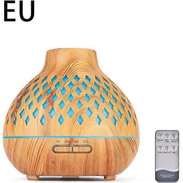 400ml Ultrasonic Aroma Diffuser LED Wood USB Essential Oil Diffuser