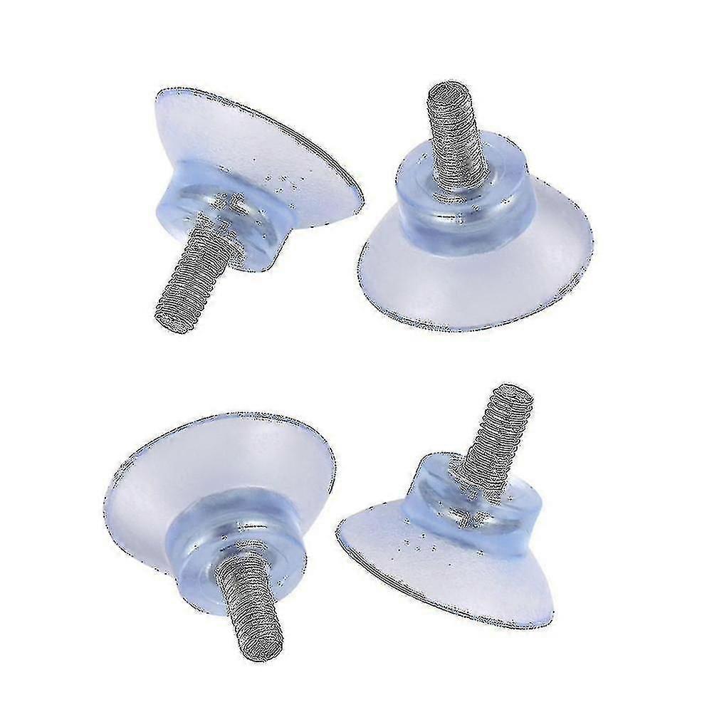 4pcs Vite Ventosa Trasparente