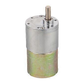 DC 12V Miniature Speed Reduction Motor - Adjustable Speed Geared High Torque Electric Gear Motor for DIY Robotics Automation Projects