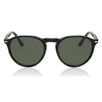 Persol PO3286S 95/31 Full Rim Black Unisex Oval Sunglasses UV3 Original