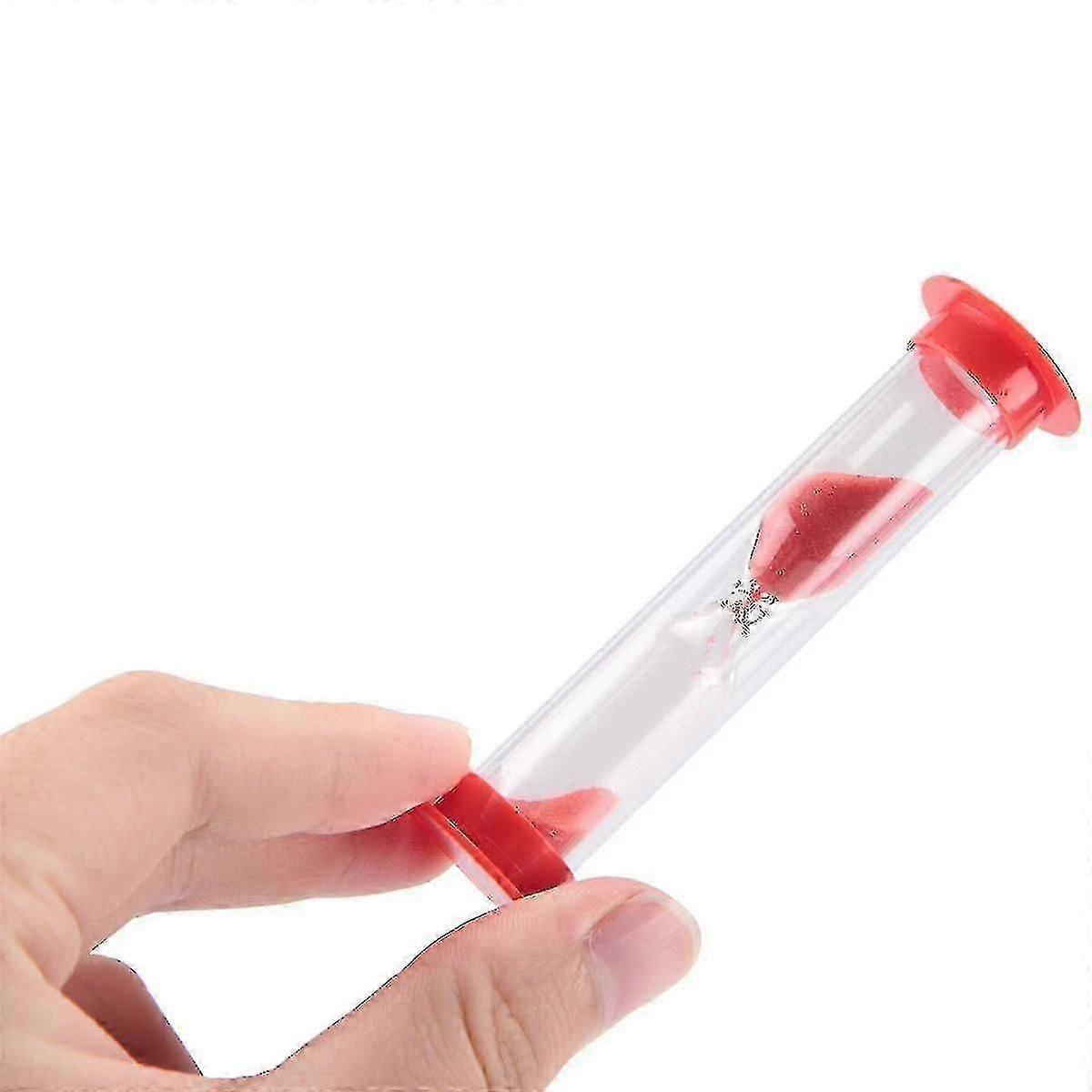 40 Pcs Sand Timer 1 Minute Sand Timer Classroom 1 Minute Timer Covered Hourglass Timer Red Sand Clock