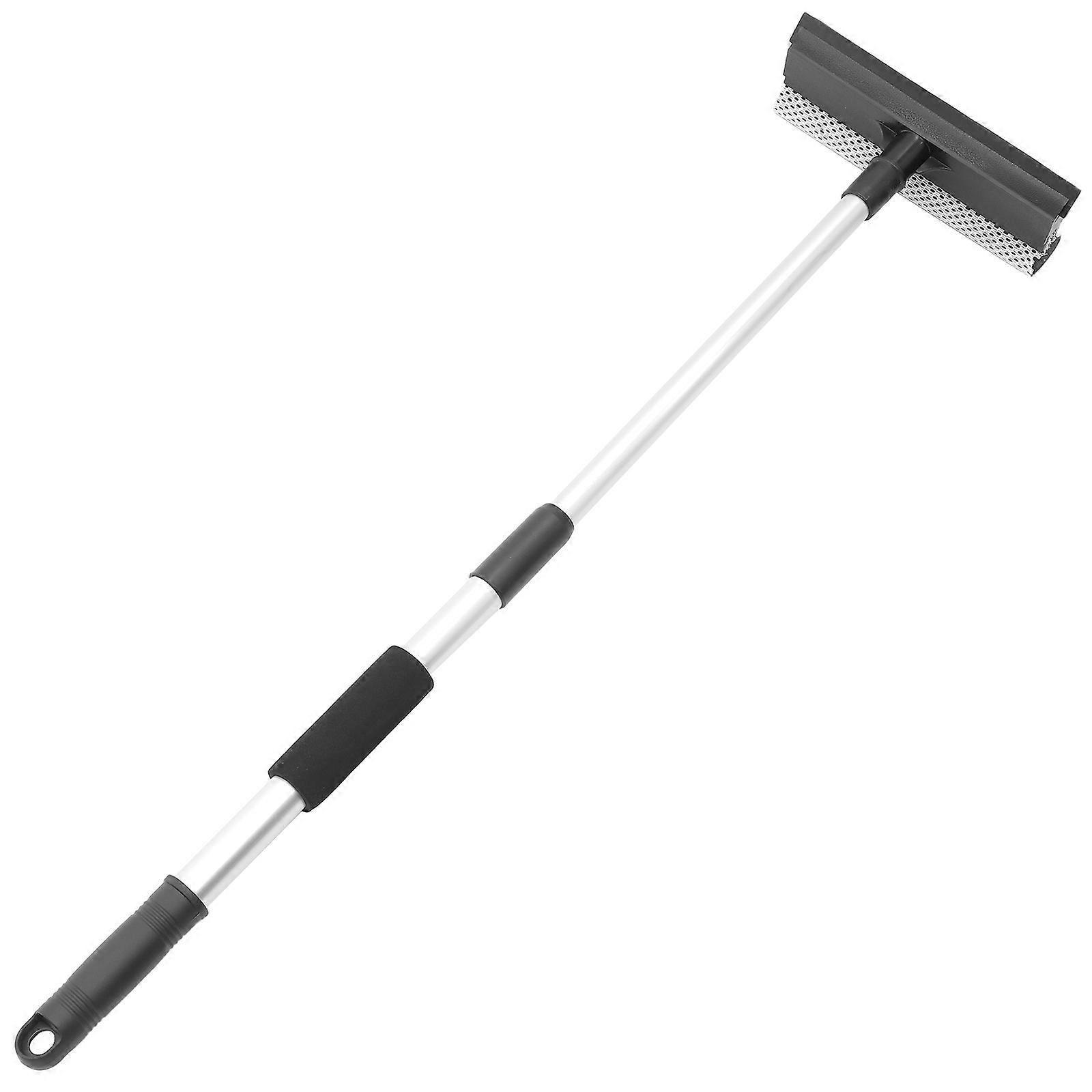 Window Squeegee 2-side Car Windshield Squeegee Car Cleaning Tool Telescopic Mirror Window Wiper Tool