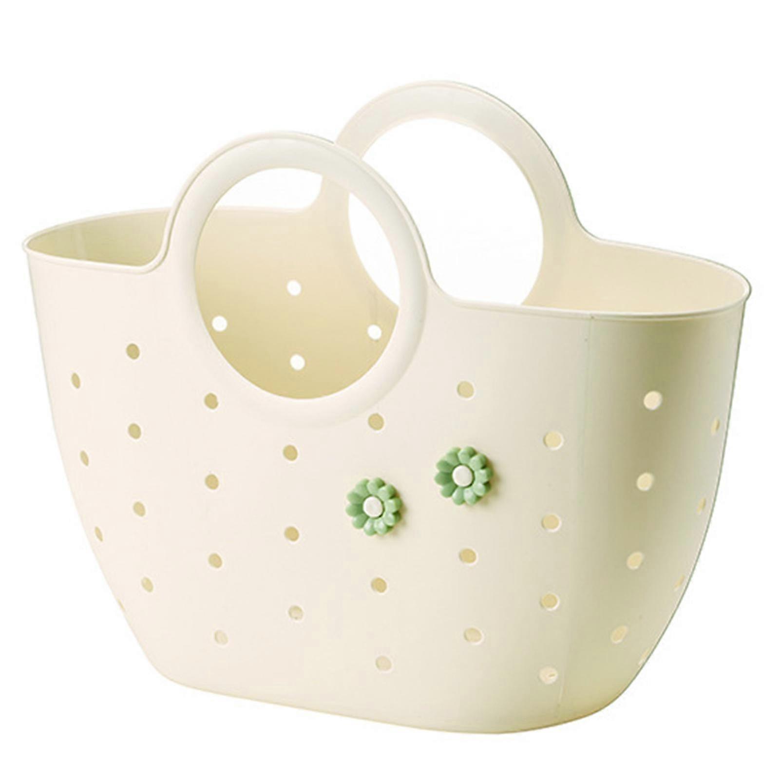 Storage Basket Spacious &amp; Organized Compartments for Bath Toys
