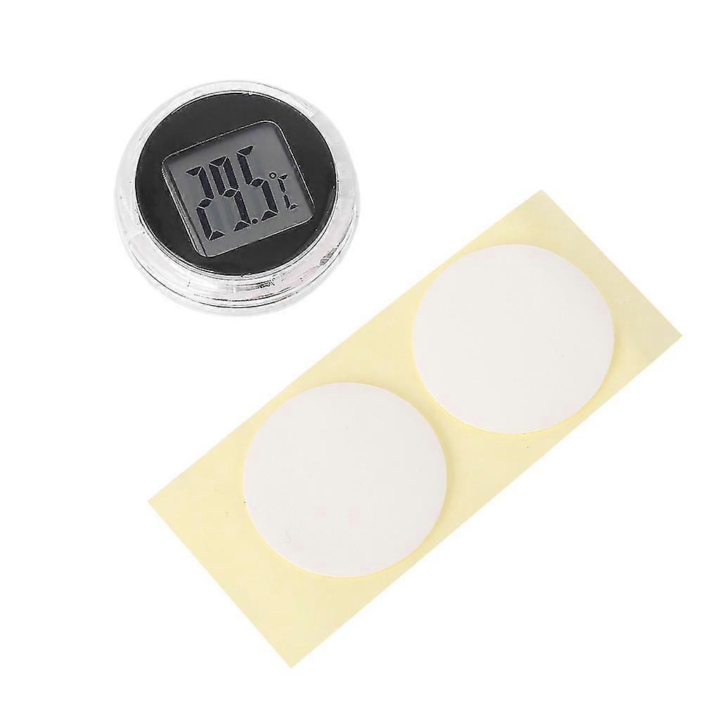 Useful Motorcycle Temeperature Meter Digital Thermometer Clock Waterproof