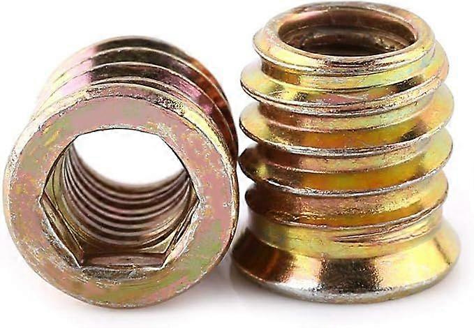 20pcs Threaded Insert Nuts, M8X15mm