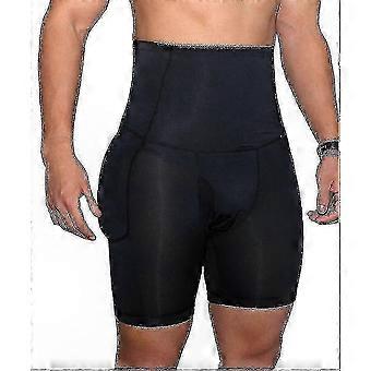 Butt and Hip Enhancement Men's Padded Underwear, Lightweight Polyester, Black