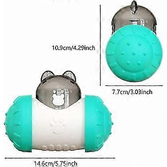 Pet Food Ball, IQ Ball Dog Puppy Toys, Dog Treats Ball, for Increasing IQ, Mental Stimulation, Dog, Cat, Rabbit, Pet (Green) 26-27