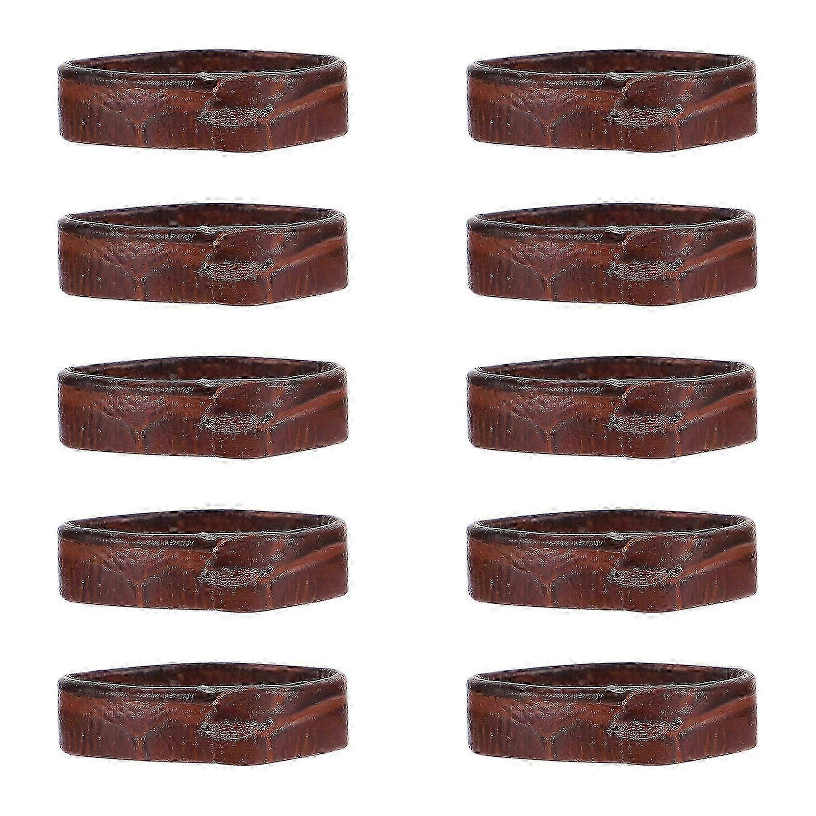 10Pcs Leather Watch Strap Loop Replacement Watchband Loop Watch Band Supple Loop