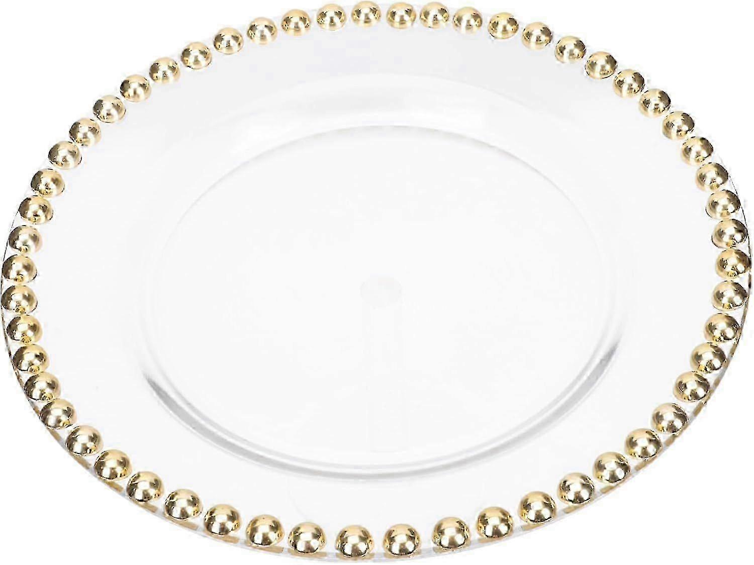 Fine Workmanship Transparent Dinner Plate
