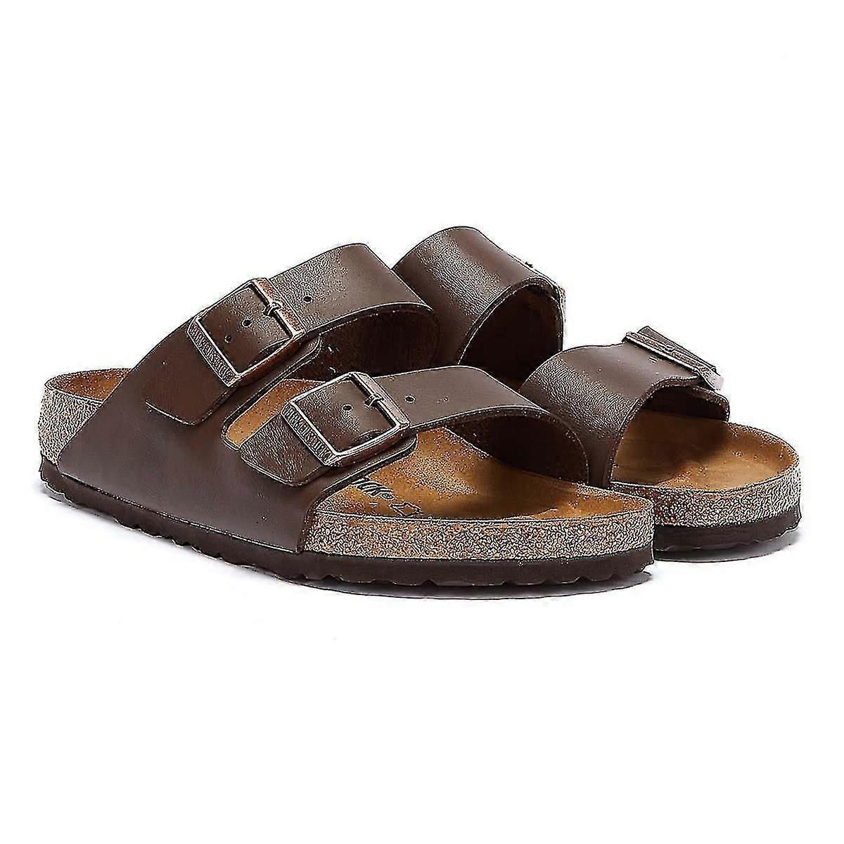 Birko-flor Hommes Sandales brunes