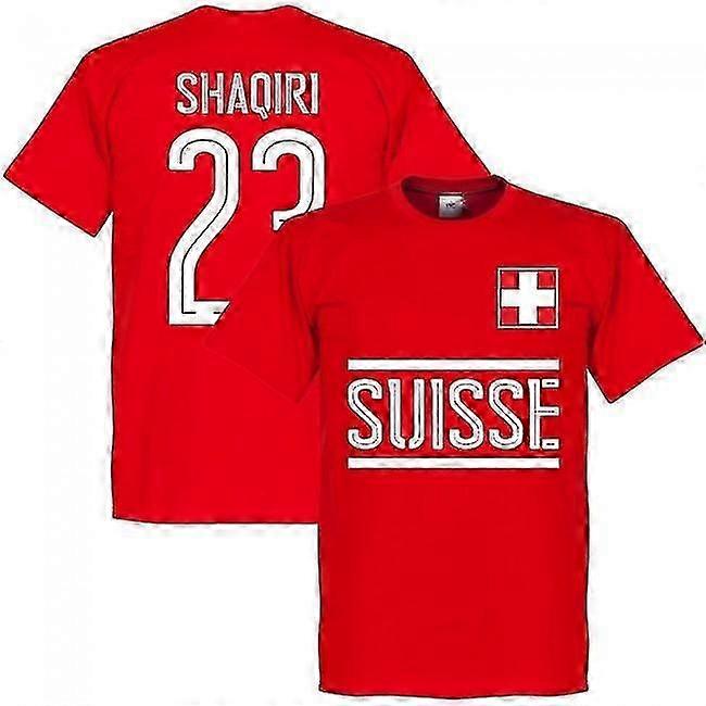 Schweiz Shaqiri Landslagströja Röd