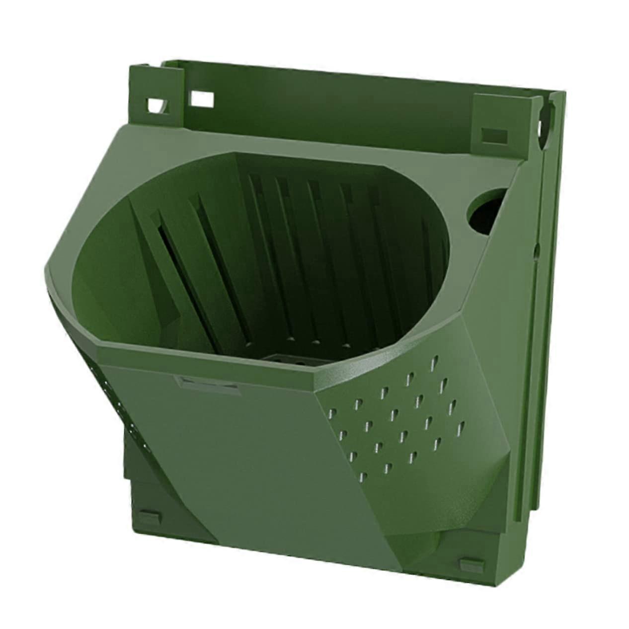 Vertical Wall Planter Stackable PP Hanging Flower Pot with Enhanced Root Ventilation for Garden