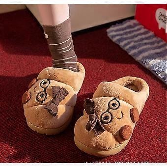 2026 Croissant Slippers Unisex Plush Bread Shoes Cozy Cotton Indoor House Slippers Shoes C
