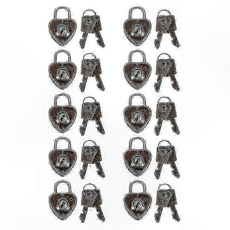 10 Pack Small Padlock-Good