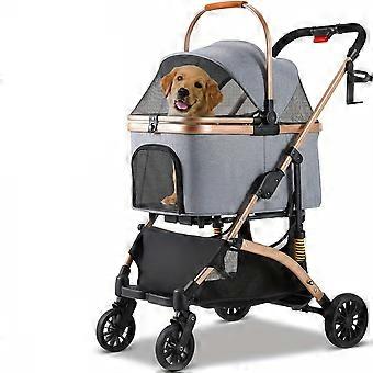 3-in-1 Huisdierwagen - Dierenwagen - Hondenbuggy - Kattenbuggy - Huisdierbuggy