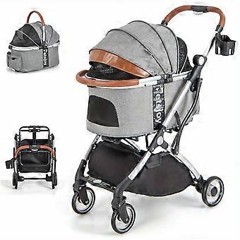 Dog stroller - Pet carrier - Baby stroller - Carrier bag - Pet transport cart.