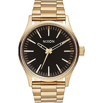 Nixon Sentry Quartz Analog Woman Watch with A4501604 Stainless Steel Bracelet