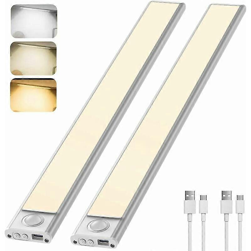 Three-Colour-Temperature Rechargeable Adjustable Brightness LED Light
