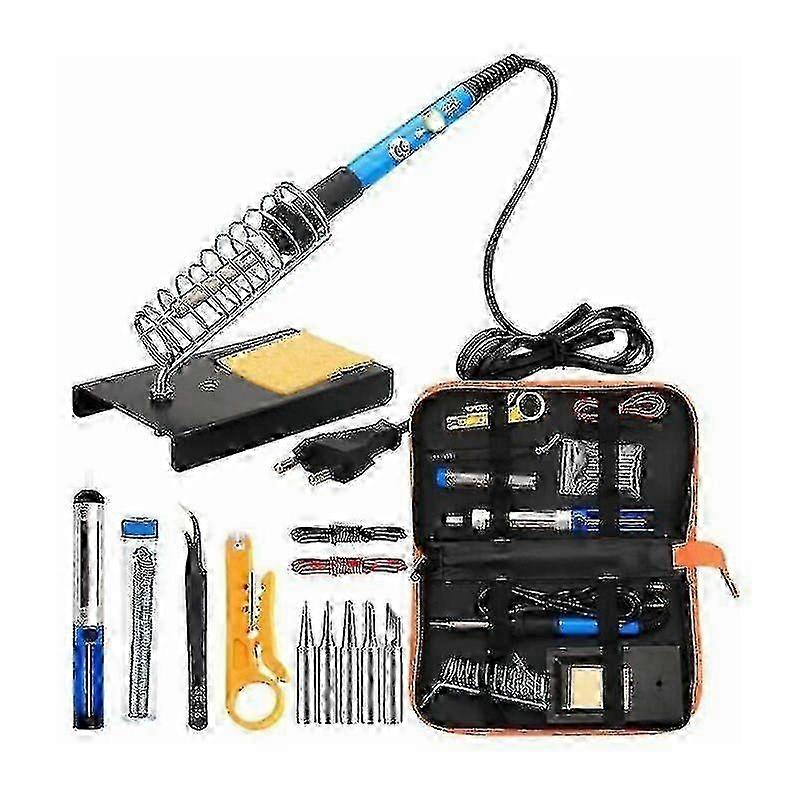 60W Adjustable Soldering Station with Desoldering Pump