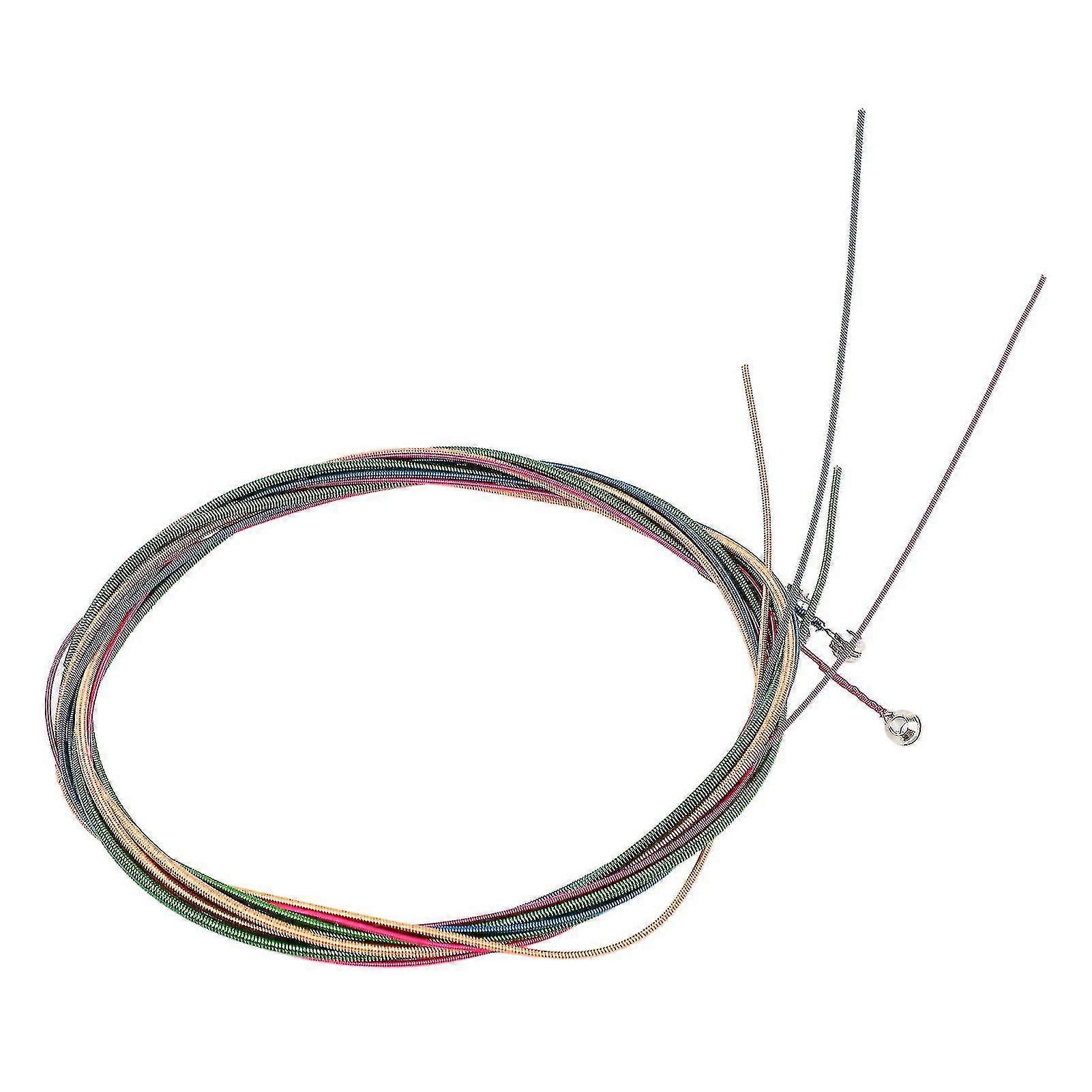 4Pcs Stainless Colored Bass Strings