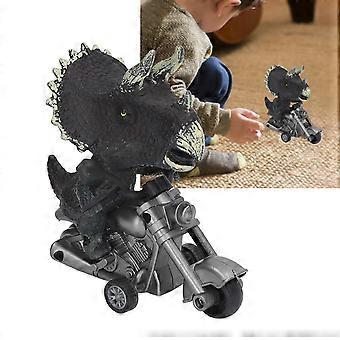 Dinosaur Riding Motorcycle Toy with Inertia Motion – Interactive Educational Plaything for Kids