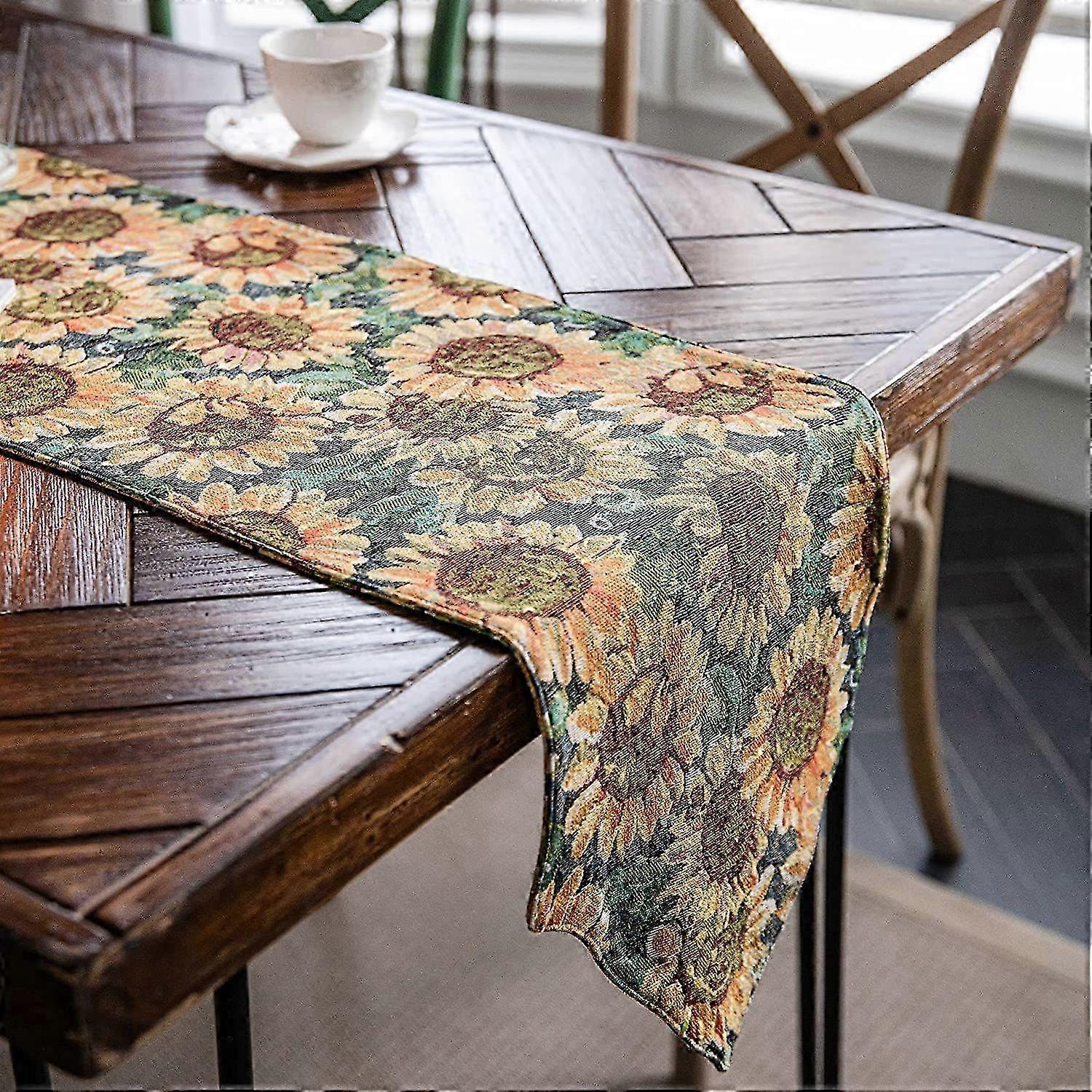 Rustic Sunflower Table Runner